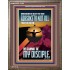 YOU ARE MY DISCIPLE WHEN YOU FORSAKETH ALL BECAUSE OF ME  Large Scriptural Wall Art  GWMARVEL11880  "31X36"