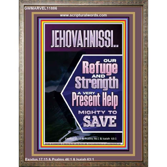 JEHOVAH NISSI A VERY PRESENT HELP  Eternal Power Picture  GWMARVEL11886  