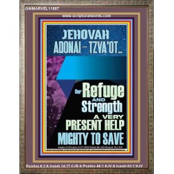 JEHOVAH ADONAI-TZVA'OT LORD OF HOSTS AND EVER PRESENT HELP  Church Picture  GWMARVEL11887  "31X36"