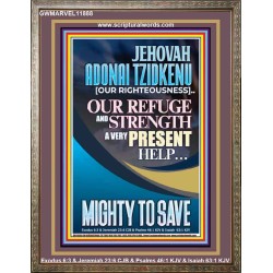 JEHOVAH ADONAI TZIDKENU OUR RIGHTEOUSNESS MIGHTY TO SAVE  Children Room  GWMARVEL11888  "31X36"