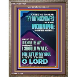LET ME EXPERIENCE THY LOVINGKINDNESS IN THE MORNING  Unique Power Bible Portrait  GWMARVEL11928  "31X36"