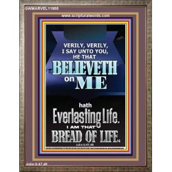 I AM THAT BREAD OF LIFE  Unique Power Bible Portrait  GWMARVEL11955  "31X36"