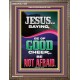 JESUS SAID BE OF GOOD CHEER BE NOT AFRAID  Church Portrait  GWMARVEL11959  