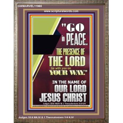 GO IN PEACE THE PRESENCE OF THE LORD BE WITH YOU  Ultimate Power Portrait  GWMARVEL11965  "31X36"