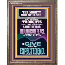 THOUGHTS OF PEACE AND NOT OF EVIL  Scriptural Décor  GWMARVEL11974  "31X36"