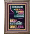 JEHOVAH SHALOM SHALL KEEP YOUR HEARTS AND MINDS THROUGH CHRIST JESUS  Scriptural Décor  GWMARVEL11975  "31X36"