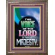 THE VOICE OF THE LORD IS FULL OF MAJESTY  Scriptural Décor Portrait  GWMARVEL11978  
