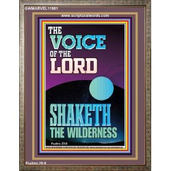 THE VOICE OF THE LORD SHAKETH THE WILDERNESS  Christian Portrait Art  GWMARVEL11981  