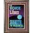 THE VOICE OF THE LORD SHAKETH THE WILDERNESS  Christian Portrait Art  GWMARVEL11981  "31X36"