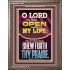 OPEN THOU MY LIPS O LORD MY GOD  Encouraging Bible Verses Portrait  GWMARVEL11993  "31X36"