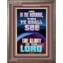 YOU SHALL SEE THE GLORY OF THE LORD  Bible Verse Portrait  GWMARVEL11999  "31X36"