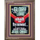 THE GLORY OF THE LORD SHALL BE THY REREWARD  Scripture Art Prints Portrait  GWMARVEL12003  