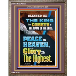 PEACE IN HEAVEN AND GLORY IN THE HIGHEST  Contemporary Christian Wall Art  GWMARVEL12006  "31X36"