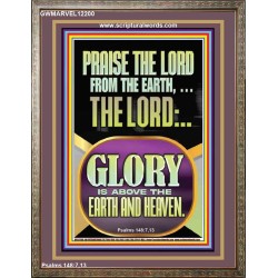 PRAISE THE LORD FROM THE EARTH  Contemporary Christian Paintings Portrait  GWMARVEL12200  "31X36"