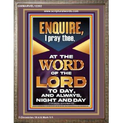 MEDITATE THE WORD OF THE LORD DAY AND NIGHT  Contemporary Christian Wall Art Portrait  GWMARVEL12202  "31X36"