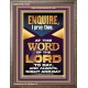 MEDITATE THE WORD OF THE LORD DAY AND NIGHT  Contemporary Christian Wall Art Portrait  GWMARVEL12202  