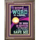 I HOPE IN THY WORD O LORD  Scriptural Portrait Portrait  GWMARVEL12207  