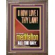 THY LAW IS MY MEDITATION ALL DAY  Bible Verses Wall Art & Decor   GWMARVEL12210  