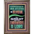 GREAT ARE THY TENDER MERCIES O LORD  Unique Scriptural Picture  GWMARVEL12218  "31X36"