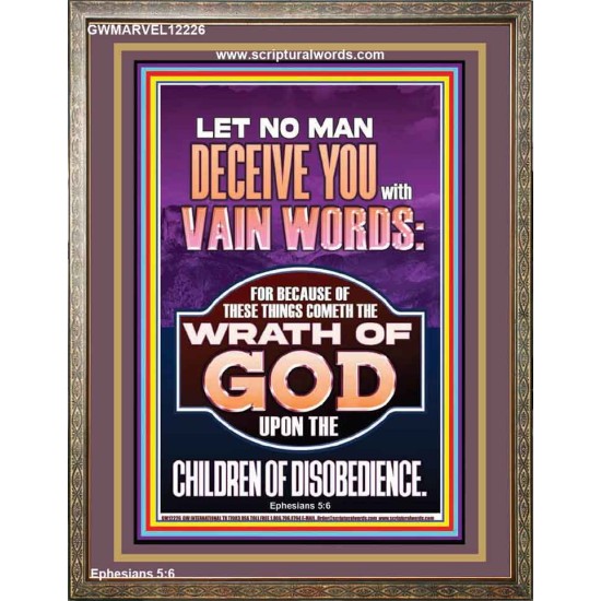 LET NO MAN DECEIVE YOU WITH VAIN WORDS  Church Picture  GWMARVEL12226  
