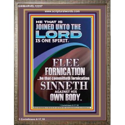 HE THAT IS JOINED UNTO THE LORD IS ONE SPIRIT  Scripture Art  GWMARVEL12237  "31X36"