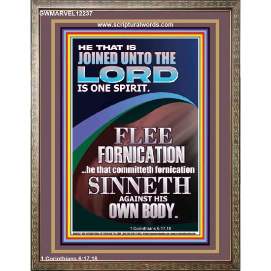 HE THAT IS JOINED UNTO THE LORD IS ONE SPIRIT  Scripture Art  GWMARVEL12237  