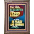 ALL THINGS BE GLORIFIED THROUGH JESUS CHRIST  Contemporary Christian Wall Art Portrait  GWMARVEL12258  "31X36"