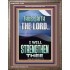 I WILL STRENGTHEN THEE THUS SAITH THE LORD  Christian Quotes Portrait  GWMARVEL12266  "31X36"