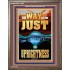 THE WAY OF THE JUST IS UPRIGHTNESS  Scriptural Décor  GWMARVEL12288  "31X36"