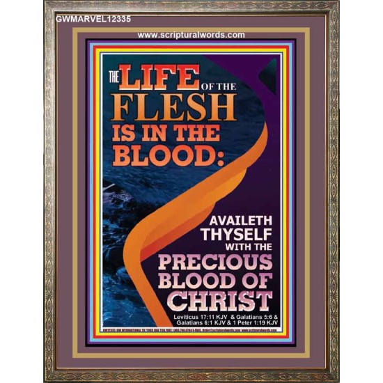 AVAILETH THYSELF WITH THE PRECIOUS BLOOD OF CHRIST  Custom Art and Wall Décor  GWMARVEL12335  