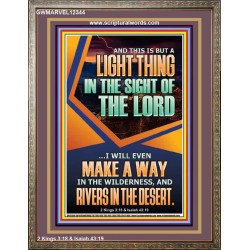 A WAY IN THE WILDERNESS AND RIVERS IN THE DESERT  Unique Bible Verse Portrait  GWMARVEL12344  