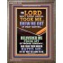 THE LORD DREW ME OUT OF MANY WATERS  New Wall Décor  GWMARVEL12346  "31X36"