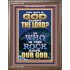 WHO IS THE ROCK SAVE OUR GOD  Art & Décor Portrait  GWMARVEL12348  "31X36"