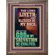 BLESSED BE MY ROCK GOD OF MY SALVATION  Bible Verse for Home Portrait  GWMARVEL12353  