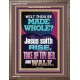 RISE TAKE UP THY BED AND WALK  Bible Verse Portrait Art  GWMARVEL12383  