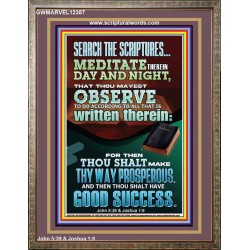 SEARCH THE SCRIPTURES MEDITATE THEREIN DAY AND NIGHT  Bible Verse Wall Art  GWMARVEL12387  "31X36"