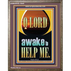 O LORD AWAKE TO HELP ME  Unique Power Bible Portrait  GWMARVEL12645  "31X36"
