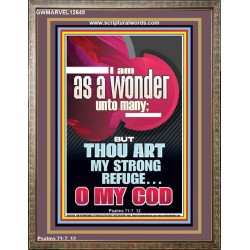 I AM AS A WONDER UNTO MANY  Eternal Power Portrait  GWMARVEL12648  "31X36"