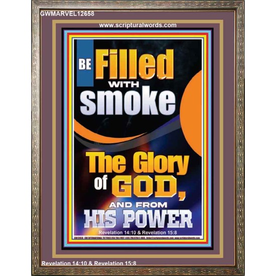 BE FILLED WITH SMOKE THE GLORY OF GOD AND FROM HIS POWER  Church Picture  GWMARVEL12658  