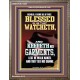 BEHOLD I COME AS A THIEF BLESSED IS HE THAT WATCHETH AND KEEPETH HIS GARMENTS  Unique Scriptural Portrait  GWMARVEL12662  