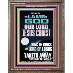 THE LAMB OF GOD OUR LORD JESUS CHRIST WHICH TAKETH AWAY THE SIN OF THE WORLD  Ultimate Power Portrait  GWMARVEL12664  "31X36"