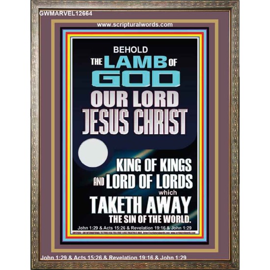 THE LAMB OF GOD OUR LORD JESUS CHRIST WHICH TAKETH AWAY THE SIN OF THE WORLD  Ultimate Power Portrait  GWMARVEL12664  