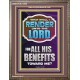 WHAT SHALL I RENDER UNTO THE LORD FOR ALL HIS BENEFITS  Bible Verse Art Prints  GWMARVEL12996  