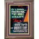 WITH MY WHOLE HEART I WILL SHEW FORTH ALL THY MARVELLOUS WORKS  Bible Verses Art Prints  GWMARVEL12997  