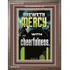SHEWETH MERCY WITH CHEERFULNESS  Bible Verses Portrait  GWMARVEL13012  