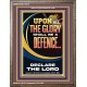 THE GLORY OF GOD SHALL BE THY DEFENCE  Bible Verse Portrait  GWMARVEL13013  