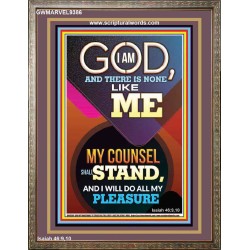 MY COUNSEL SHALL STAND  Ultimate Inspirational Wall Art Portrait  GWMARVEL9386  "31X36"