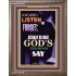 DO WHAT GOD'S TEACHINGS SAY  Children Room Portrait  GWMARVEL9393  "31X36"