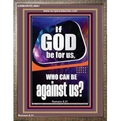 GOD IS FOR US AND WE SHALL NOT FEAR  Church Portrait  GWMARVEL9861  "31X36"