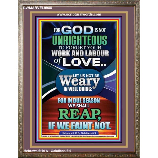 DO NOT BE WEARY IN WELL DOING  Children Room Portrait  GWMARVEL9988  